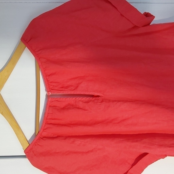 Universal Threads- Womens Red Linen Relaxed Romper SUMMER fun New! Sz.XL - Picture 8 of 10